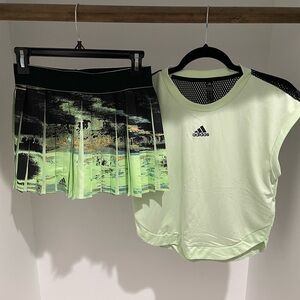 Adidas tennis skirt & matching tank top set